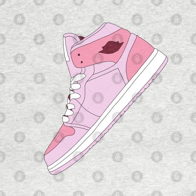 Pink sneaker by morgananjos